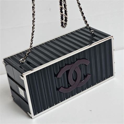 chanel shipping container|Chanel Shipping Container Minaudiere Black .